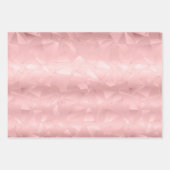 Roze geometrische driehoek Glam Glitter trendy sti Inpakpapier Vel (Voorkant 2)