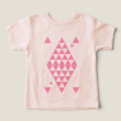 Roze geometrische driehoeken (Design voorkant)