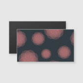 Roze, geometrische, koele, trendy bloemabstractie (Voorkant / Achterkant)
