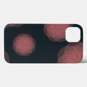 Roze, geometrische, koele, trendy bloemabstractie Case-Mate iPhone case (Achterkant (horizontaal))