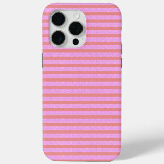 Roze geometrische strepen iPhone 15 pro max case