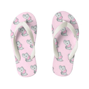 Roze Geoorde Schattige Baby Olifant  Kinderen Slip Kinder Teenslippers