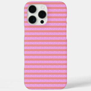 Roze Geostripes Geometrische Stripes iPhone 16 Pro Max Hoesje