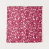 Roze gepailte textuur,  patroon wandkleed (Voorkant (horizontaal))