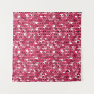 Roze gepailte textuur, patroon wandkleed
