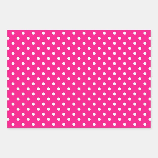 Roze gepattereerd inpakpapier vel (Voorkant 3)