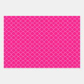 Roze gepattereerd inpakpapier vel (Voorkant 2)