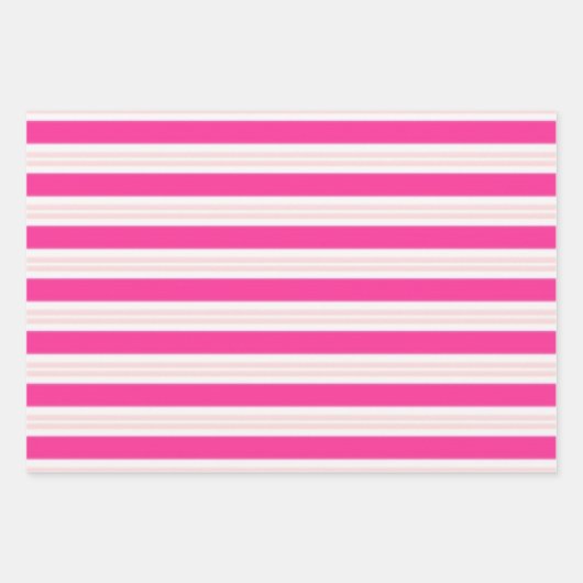 Roze gepattereerd inpakpapier vel (Voorkant)