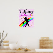  ROZE GEPERSONALISEERD BASKETBAL POSTER (Keuken)