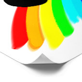  ROZE GEPERSONALISEERD BASKETBAL POSTER (Hoek)