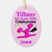  ROZE GEPERSONALISEERD EN GEDATEERD ORNAMENT (Achterkant)