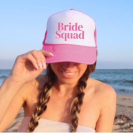 Roze, gepersonaliseerde Bachelorette Trucker Pet