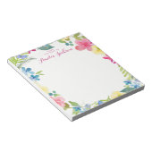  roze, gepersonaliseerde banketbakkerswerk notitieblok (Schuin)