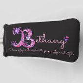 Roze gepersonaliseerde Bethany naam betekent cover (Voorkant)