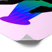  ROZE GEPERSONALISEERDE CHEERLEADER POSTER (Hoek)