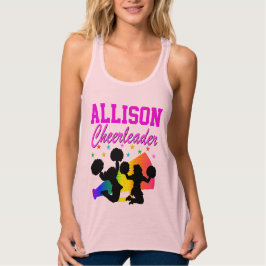  ROZE GEPERSONALISEERDE CHEERLEADER TANKTOP