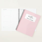 Roze gepersonaliseerde digitale planner met aangep (Display)