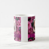 Roze, gepersonaliseerde foto koffiemok (Center)