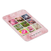 Roze Gepersonaliseerde Foto's Liefde Magneet (Rechterzijde)