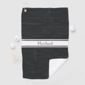 Roze gepersonaliseerde Golfhanddoek HAMbWG (Insitu)