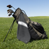 Roze gepersonaliseerde Golfhanddoek HAMbWG (Groen)