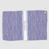 Roze gepersonaliseerde Golfhanddoek HAMbWG (Horizontaal)