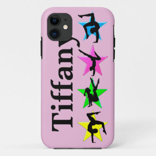  ROZE GEPERSONALISEERDE GYMNASTIEK IPHONE CASE