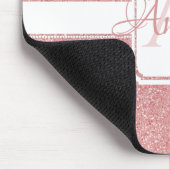 Roze gepersonaliseerde Muismat (Hoek)