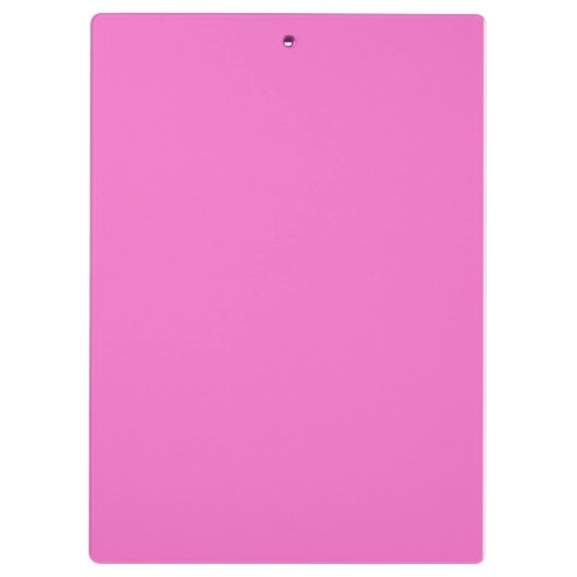 Roze Gepersonaliseerde Naam Klembord (Achterkant)