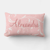  roze gepersonaliseerde naam kussen (Voorkant)