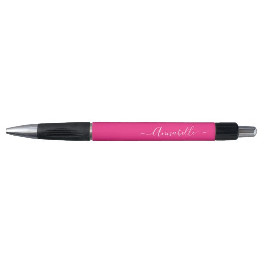 Roze gepersonaliseerde naam pen (Voorkant)