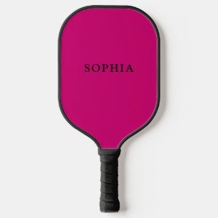 Roze gepersonaliseerde naam  pickleball paddle