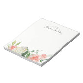 Roze, gepersonaliseerde Notitieblok (Linkerzijde)