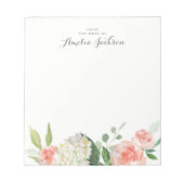 Roze, gepersonaliseerde Notitieblok (Voorkant)