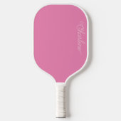 Roze gepersonaliseerde Pickleball Paddle (Voorkant)