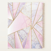 Roze Gepersonaliseerde Planner Moderne business pl (Achterkant)