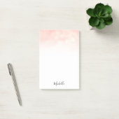 roze gepersonaliseerde post met plakbiljetten post-it® notes (Kantoor)
