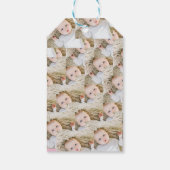 Roze Gepersonaliseerde Verjaardag foto Cadeaulabel (Achterkant)