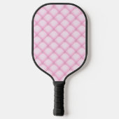 Roze geplooide glam esthetiek pickleball paddle (Achterkant)