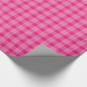 Roze, gepolijst omslagpapier cadeaupapier (Hoek)