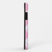Roze Gequilte Diamant Patroon Case-Mate iPhone Case (Achterkant/rechts)