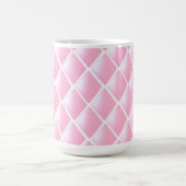 Roze Gequilte Diamant Patroon Koffiemok (Center)