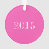 Roze gerangschikte diamanten Afbeelding Versiering Ornament (achterkant)