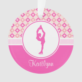 Roze gerangschikte diamanten Afbeelding Versiering Ornament