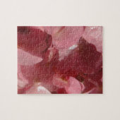 Roze geranium: bijna stevig lichtroze legpuzzel (Horizontaal)