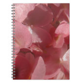 Roze geranium: bijna stevig lichtroze notitieboek (Voorkant)