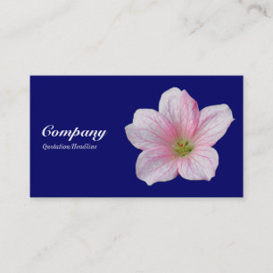 Roze Geranium - diepzeemacht Visitekaartje