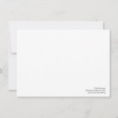 Roze Geranium Kaart (Achterkant)