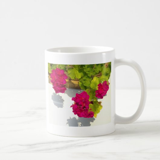 Roze Geranium Koffiemok (Rechts)