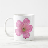 Roze Geranium Koffiemok (Links)